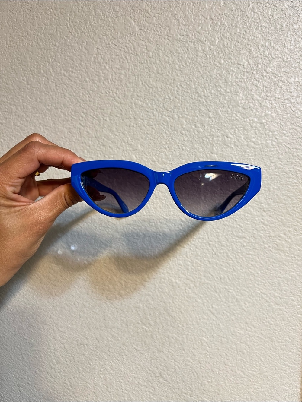 Quay Australia Royal Blue Cat Eye Sunglasses